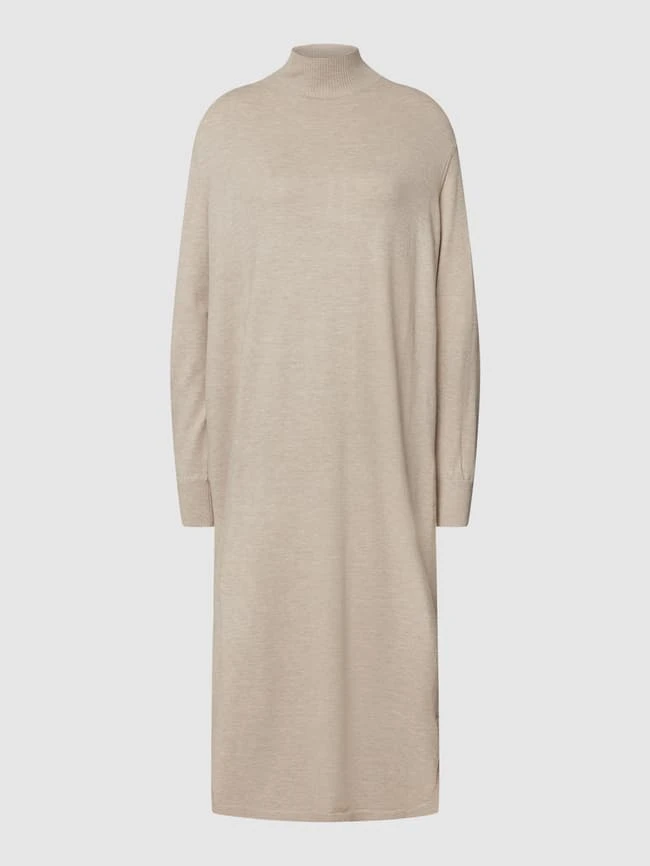 Mango Kleid Mit Geripptem Stehkragen Modell 'VIEIRA' - Hellgrau – Bild 2