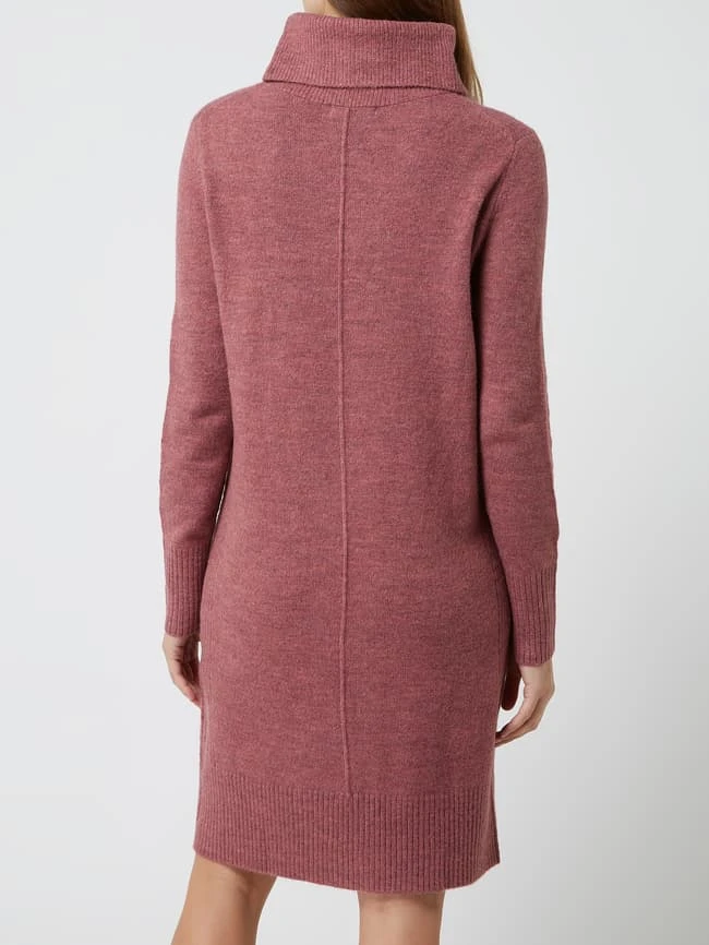 Christian Berg Woman Strickkleid Mit Woll-Anteil - Aubergine – Bild 5