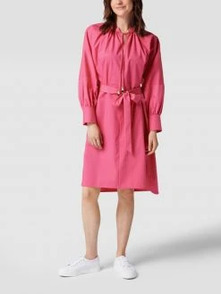 BOSS Midikleid Mit Taillengürtel Modell 'Dapera' - Pink