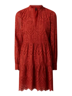 YAS Kleid Aus Bio-Baumwolle Modell 'Holi' - Rostrot