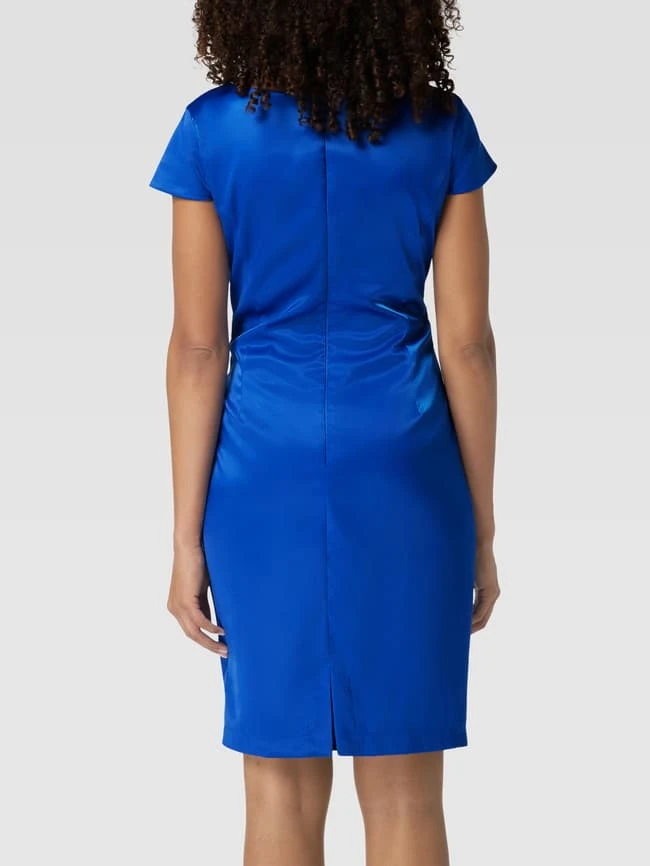 Paradi Cocktailkleid In Wickel-Optik - Royalblau – Bild 5