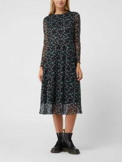 Tom Tailor Denim Kleid Aus Mesh - Schwarz