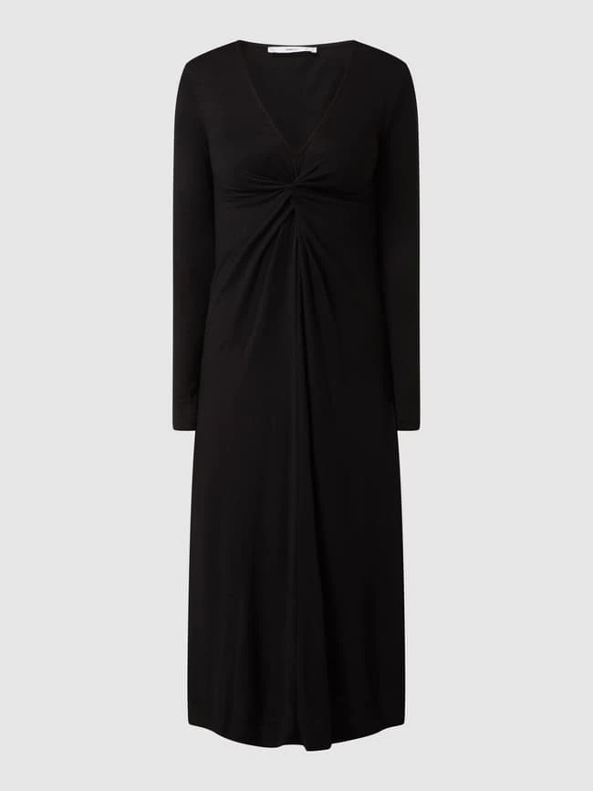 Mango Strickkleid Aus Viskosemischung Modell 'Palson' - Schwarz – Bild 2