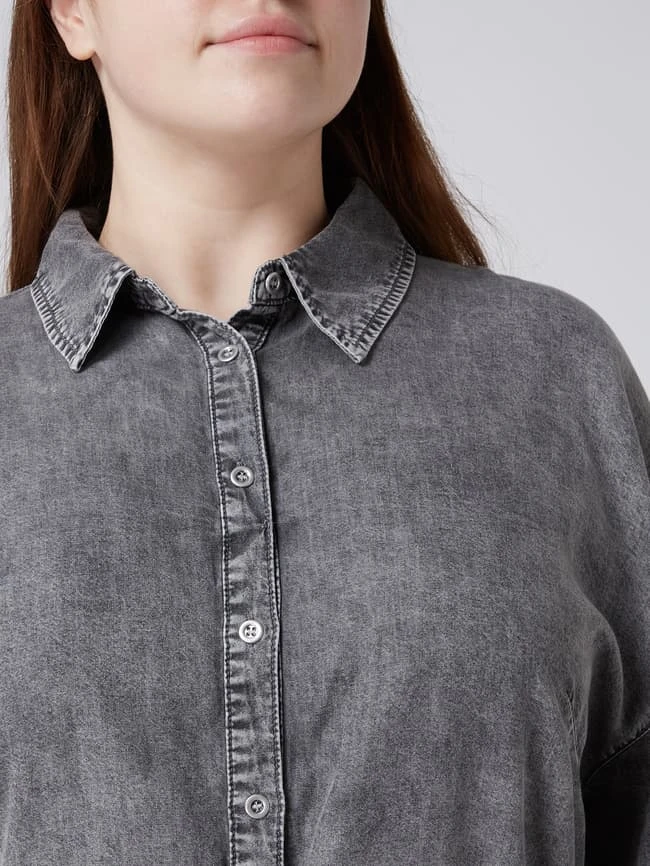 ONLY CARMAKOMA Midikleid Mit Blumenmuster - Mittelgrau – Bild 3