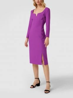 BOSS Midikleid Mit Langen Ärmeln Modell 'Dihera' - Purple