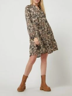 Redraft Kleid Aus Rayon - Schwarz