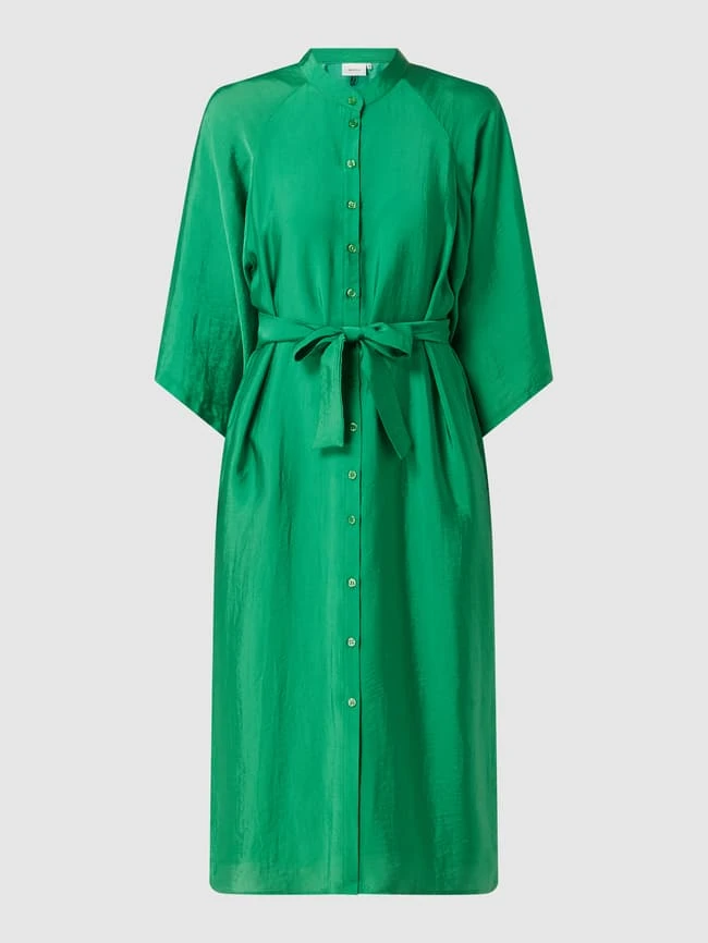 Gestuz Blusenkleid Aus Satin Modell 'Luella' - Grün – Bild 2