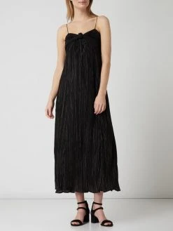 Bardot Kleid Mit Plisseefalten - Blau