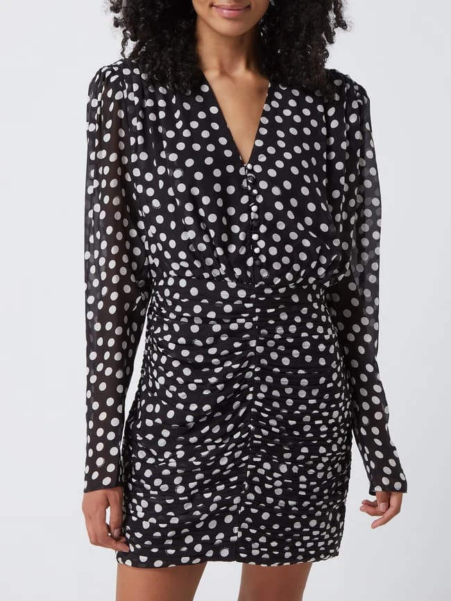 Miss Sixty Kleid Aus Seide - Schwarz – Bild 4