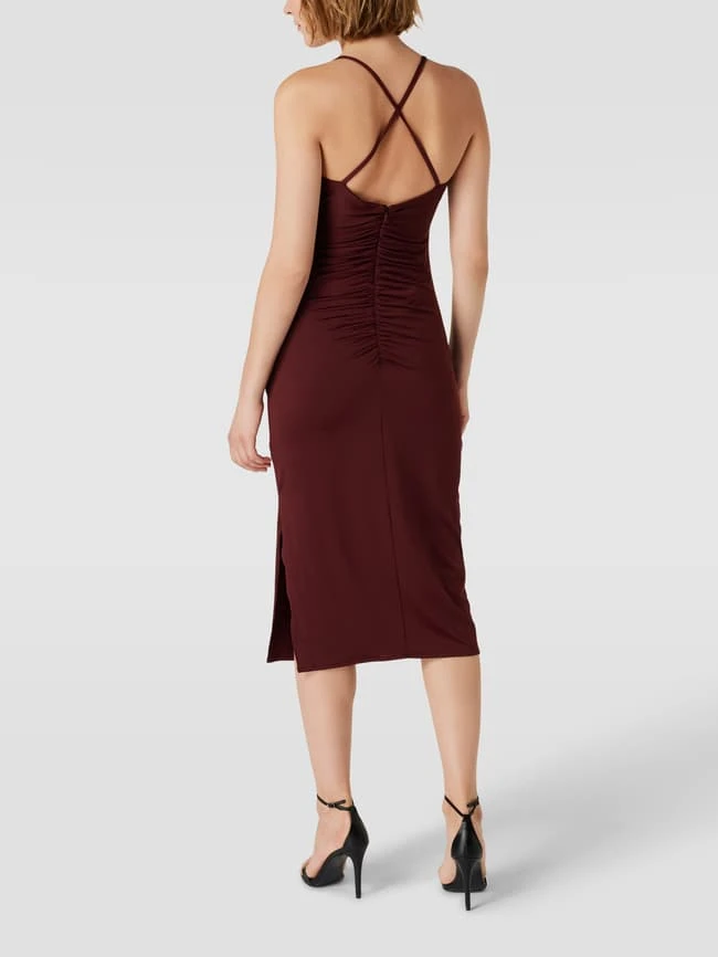 Jake*s Cocktail Cocktailkleid Im ärmellosen Design - Dunkelrot Meliert – Bild 5