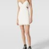 Bardot Minikleid Mit Floralen Lochstickereien Modell 'TILLIE' - Offwhite